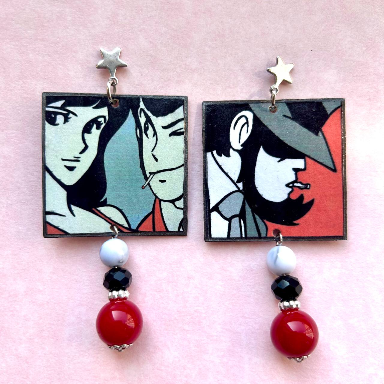 Orecchini "LUPIN E JIGEN"