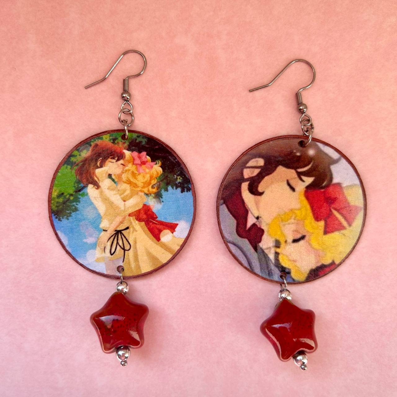 Orecchini anime Candy e Terence in love artigianali