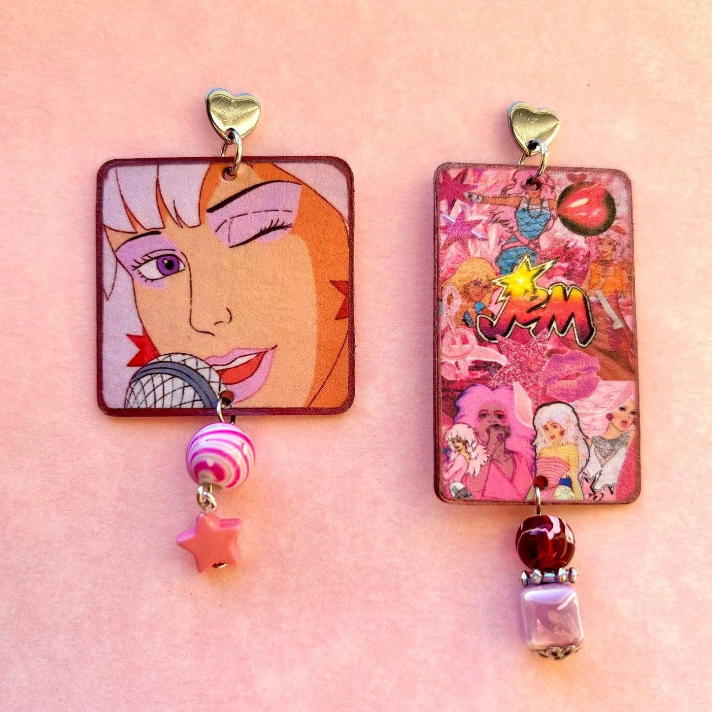 Orecchini anime Jem e le Holograms 2 anni 80