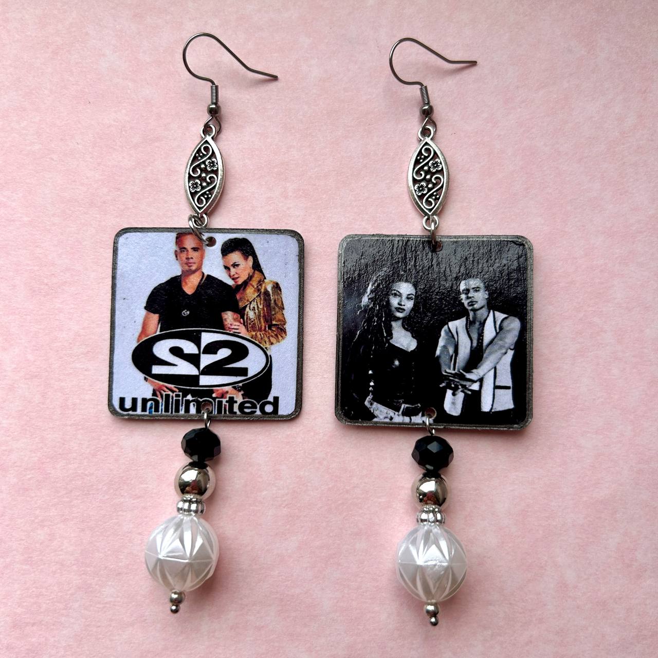 Orecchini band musicale Two Unlimited anni 90