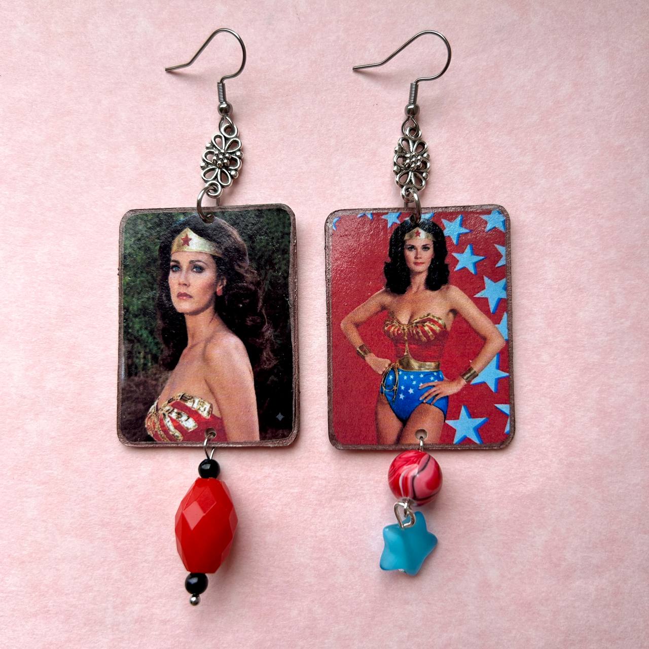 Orecchini film Wonder Woman anni 70