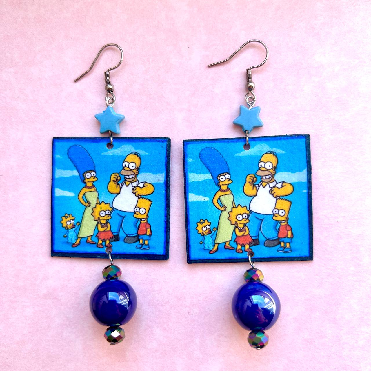 Orecchini "THE SIMPSONS BLU"