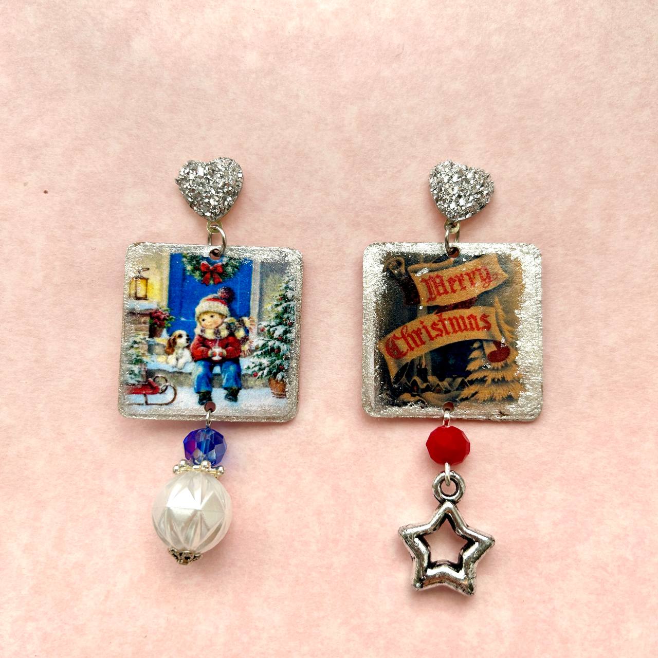Orecchini "NATALE VINTAGE SILVER"