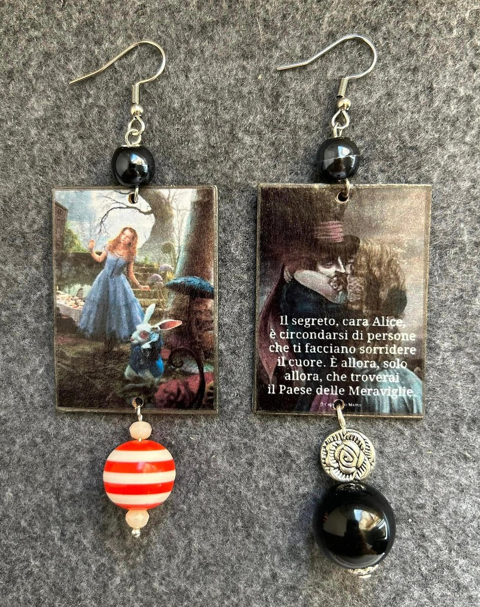 Orecchini "ALICE E CAPPELLAIO" - Mony's Bijoux