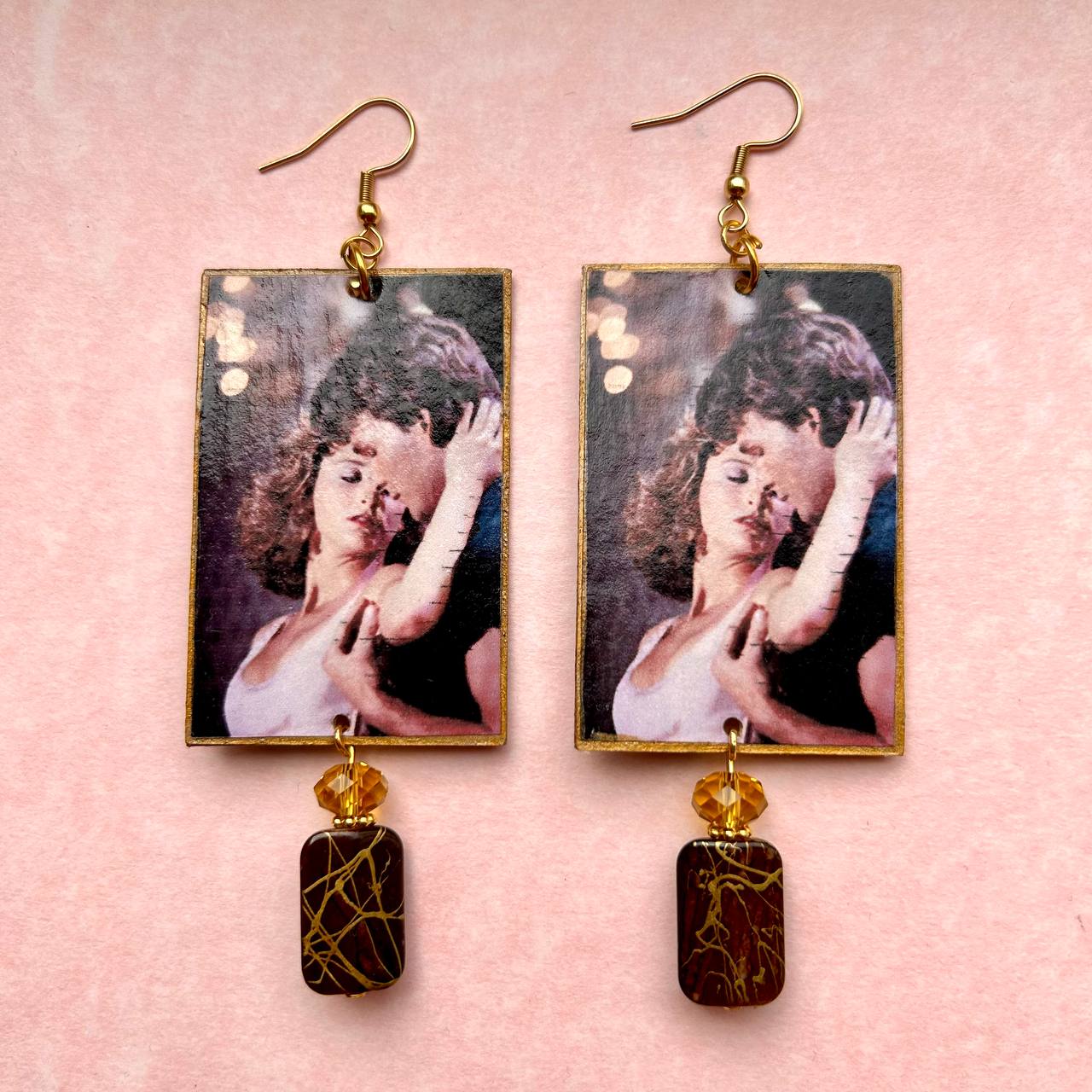 Orecchini film Dirty Dancing gold anni 80
