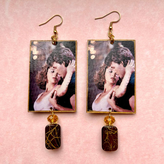Orecchini film Dirty Dancing gold anni 80