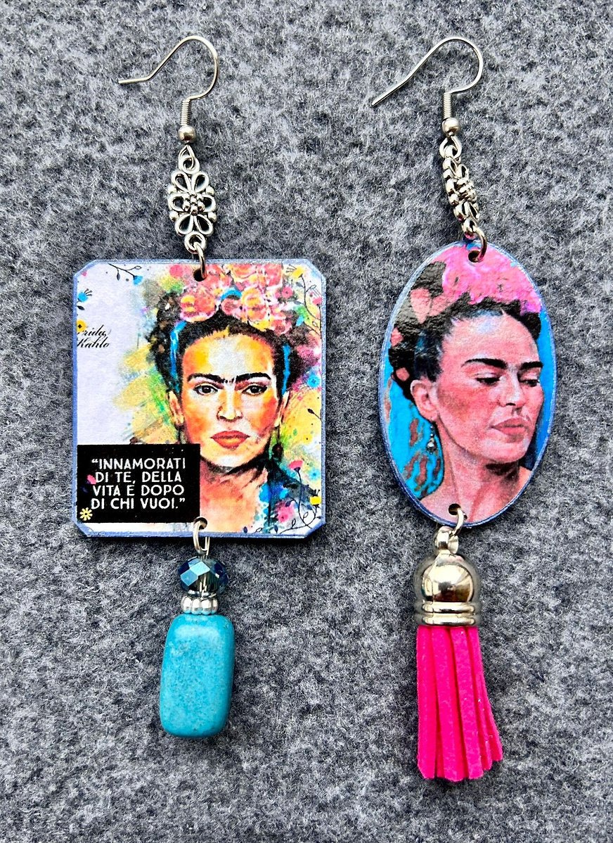 Orecchini "FRIDA BLU" - Mony's Bijoux