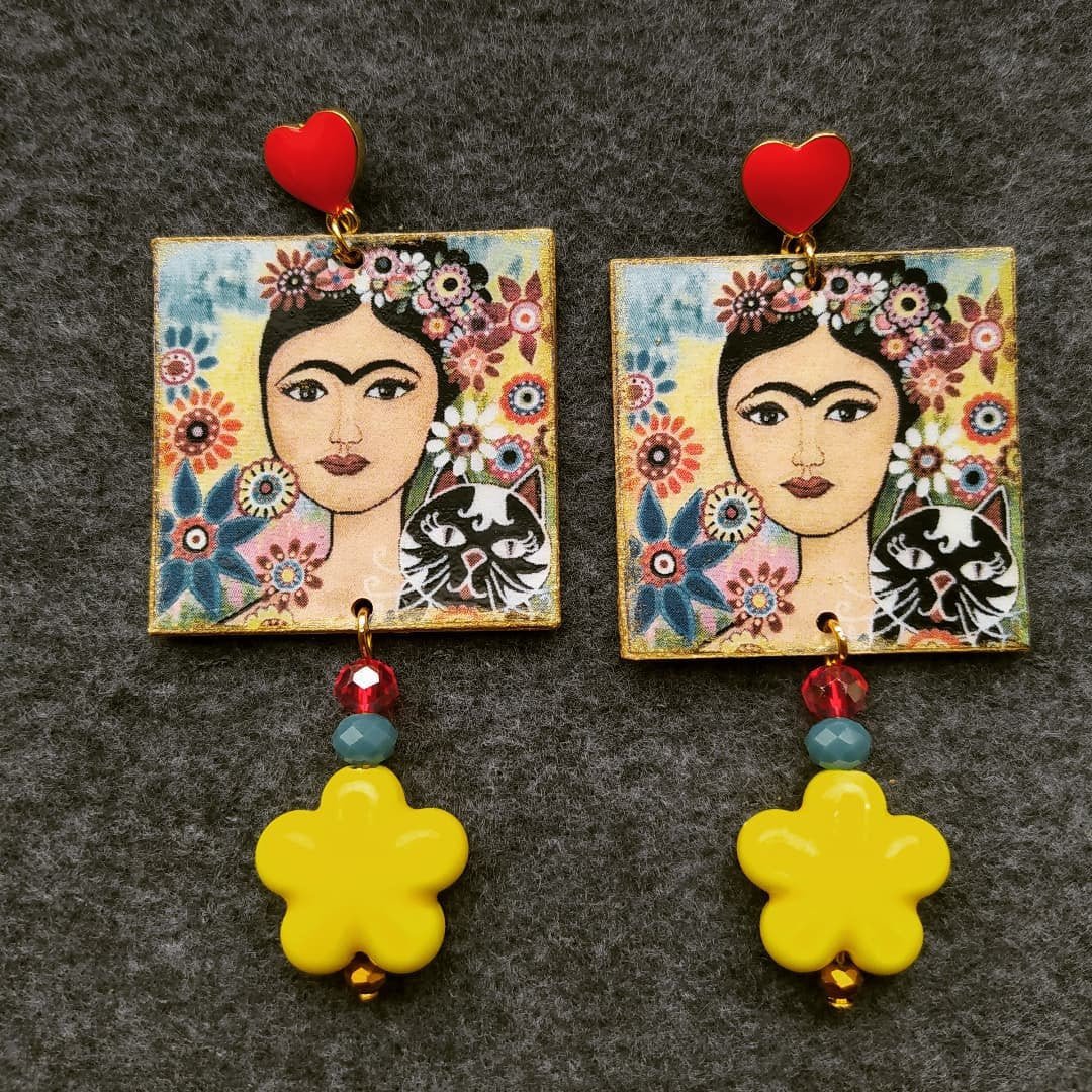 Orecchini "FRIDA FLOREALE" - Mony's Bijoux