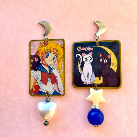Orecchini anime Sailor Moon anni 90