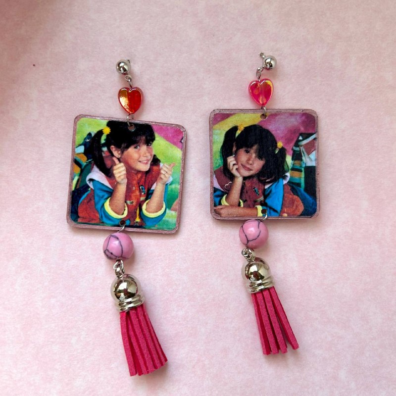 Orecchini telefilm anni 80 Punky Brewster